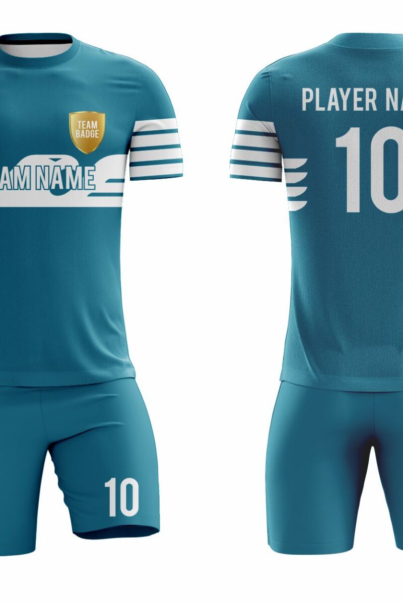 SB 1053 Green Custom Sublimated Football Match Shirt Adult & Youth Unisex